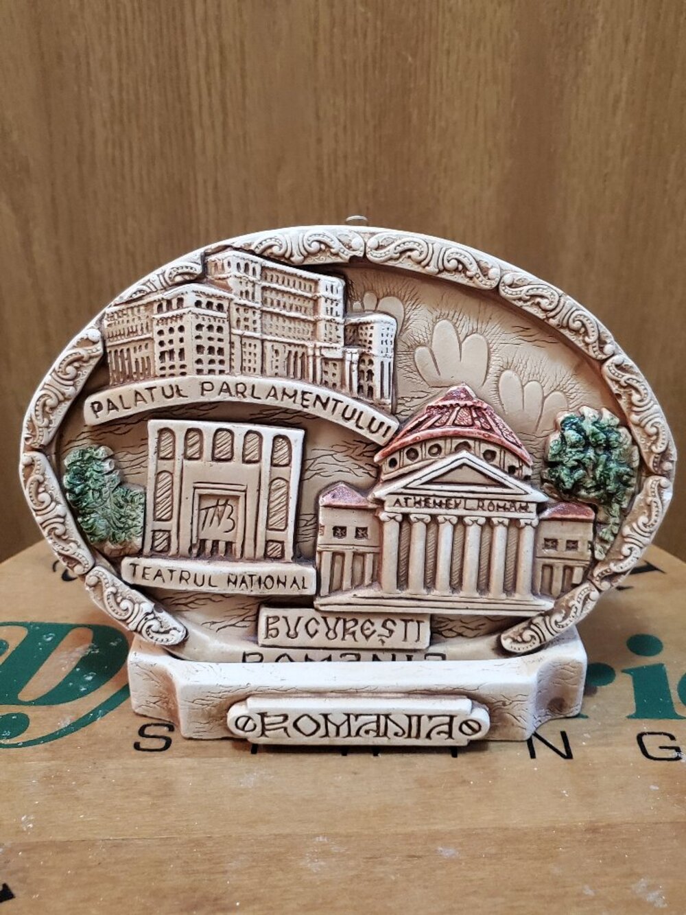 Romania souvenir plaque 3D